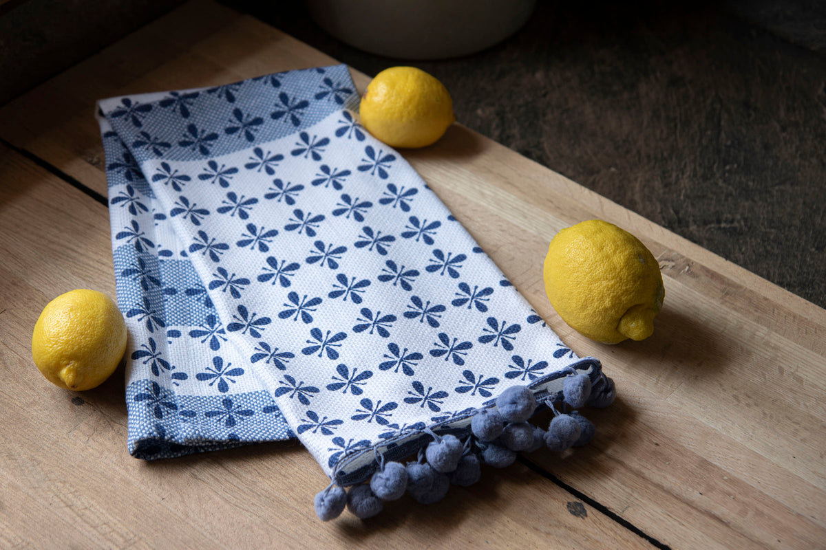 Caroline Blue Tea Towels | Set of 2