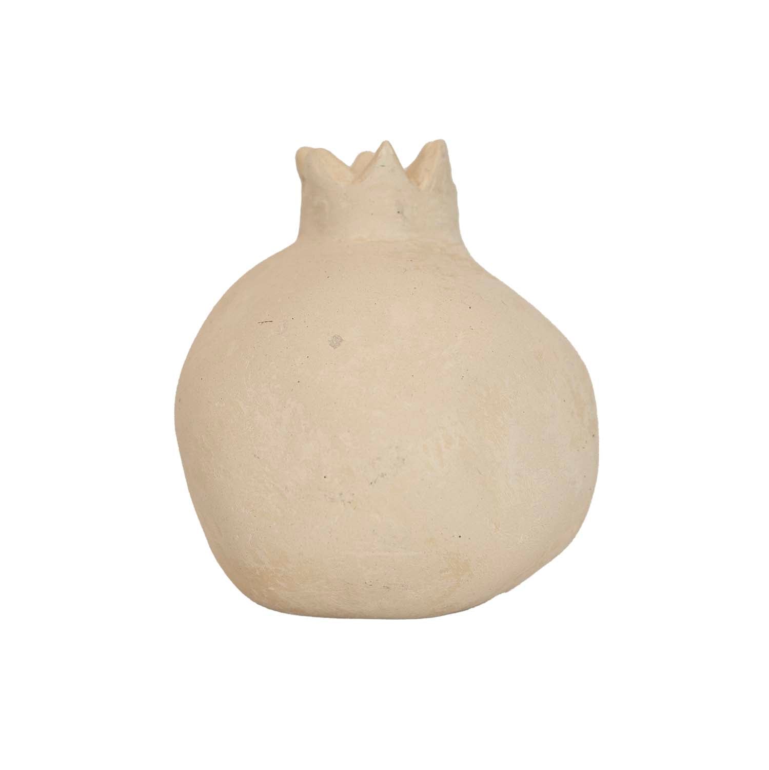 TURNER DECORATIVE POMEGRANATE CREAM PAPER MACHE (MIN 2)