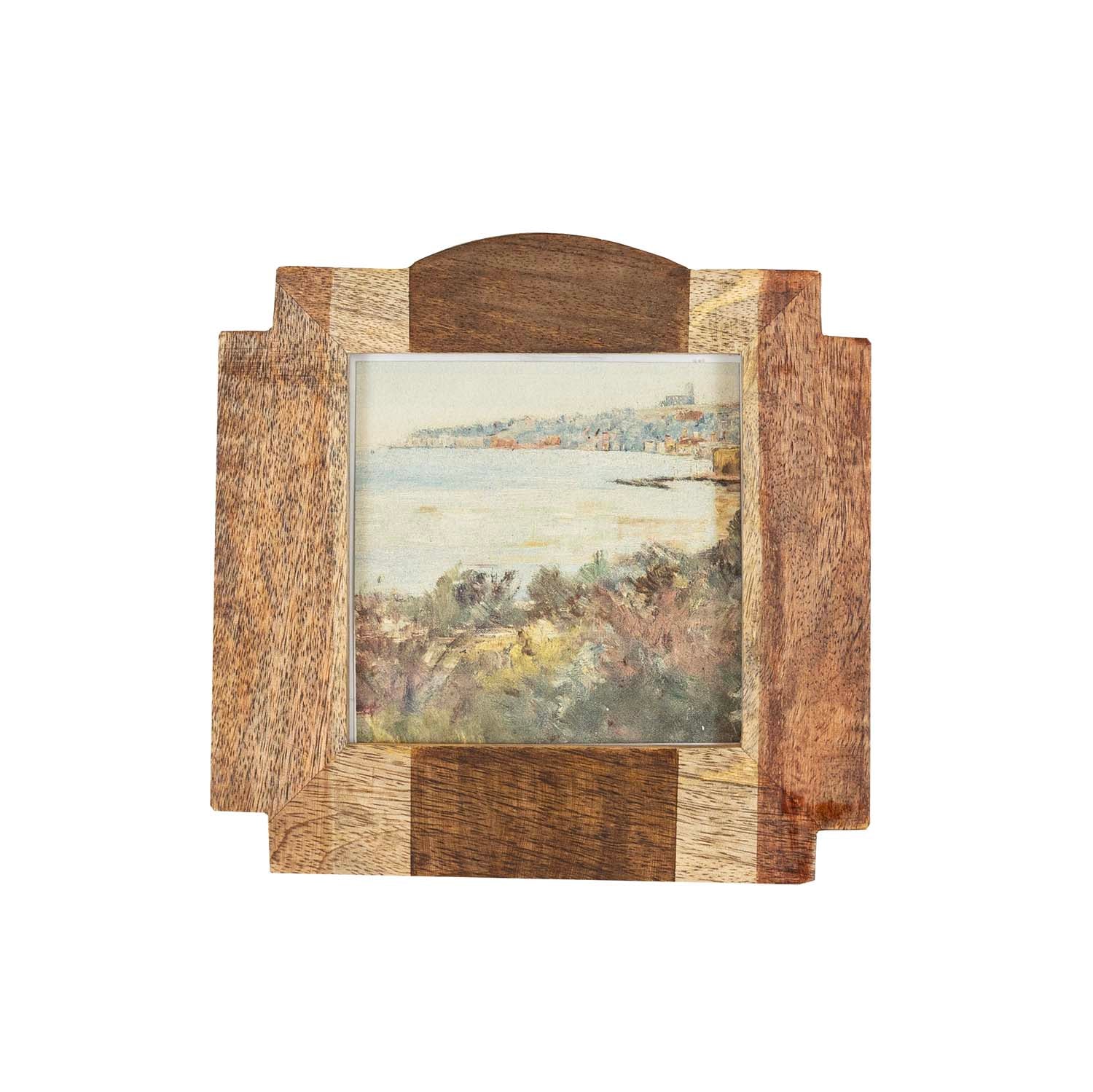 FLORENCE 4X4 PIECED WOOD PICTURE FRAME WITH GLASS PANE (MIN 2)