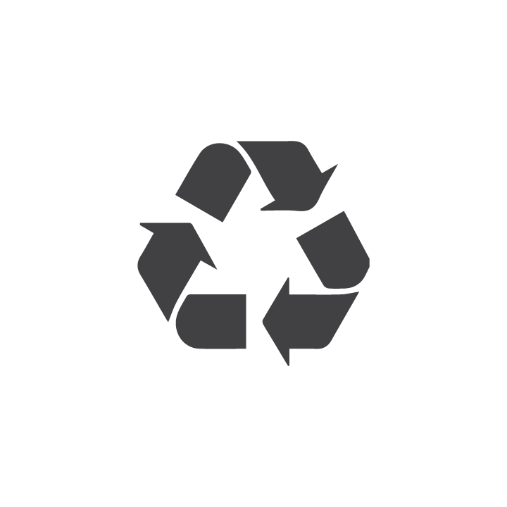 recycled logo in black 